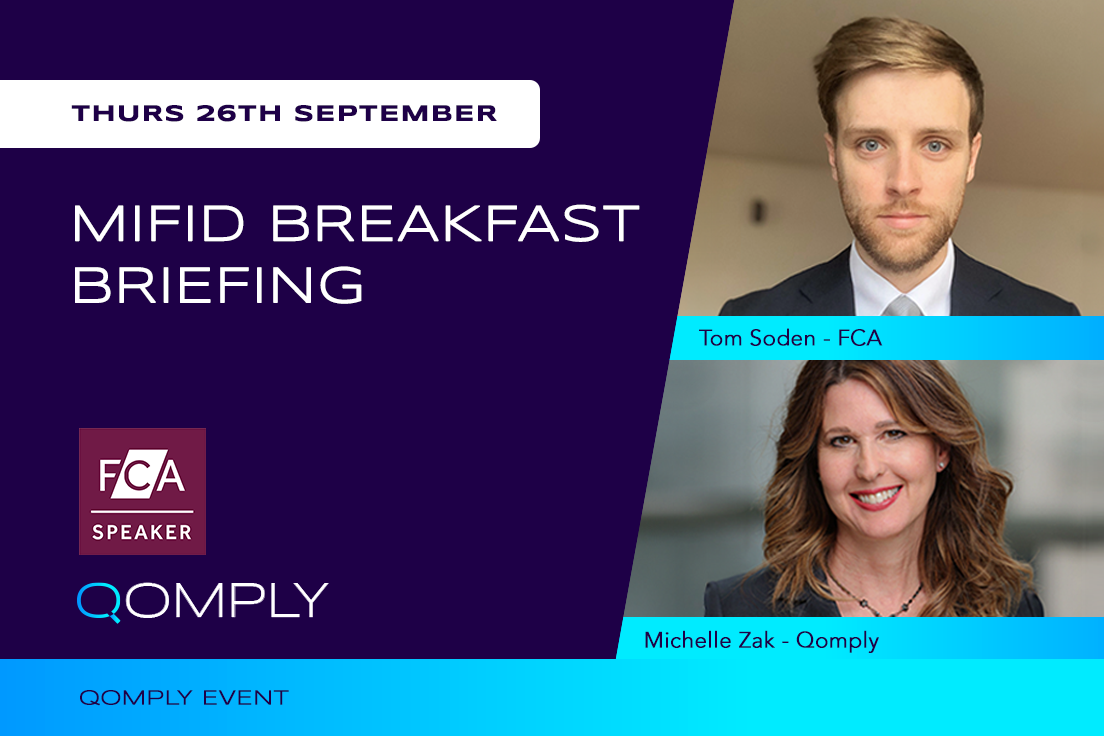 Qomply Hosts FCA's Tom Soden in MiFID Breakfast
										Briefing